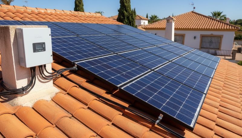 Instalación compartida en azotea con reparto proporcional de energía